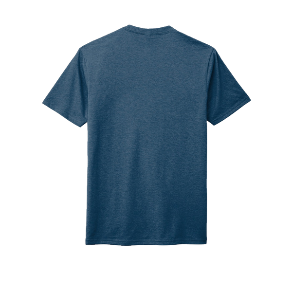 ESSENTIALS TEE-HEATHER NEPTUNE BLUE