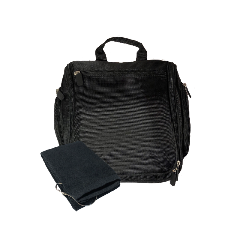 HANGING TOILETRY KIT-BLACK