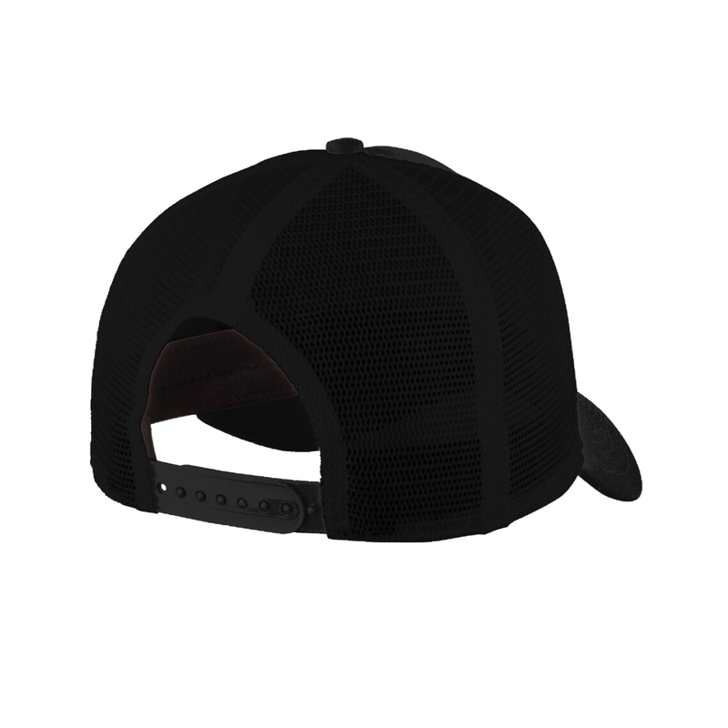 Plain Trucker Hat-Black