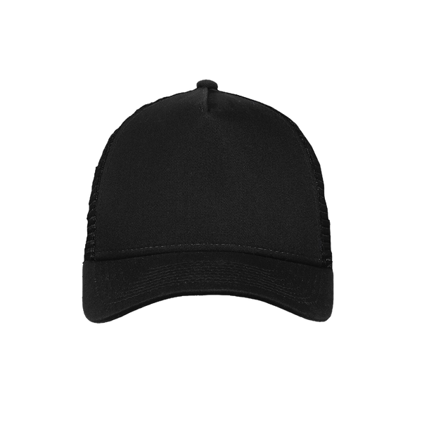 Plain Trucker Hat-Black