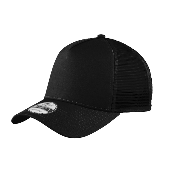 Plain Trucker Hat-Black