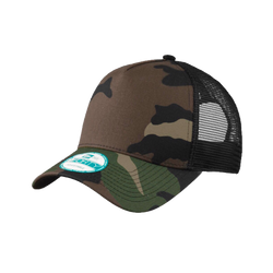 Plain Trucker Hat-Camo