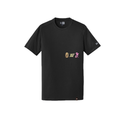 RISING MID LOGO TEE-BLACK