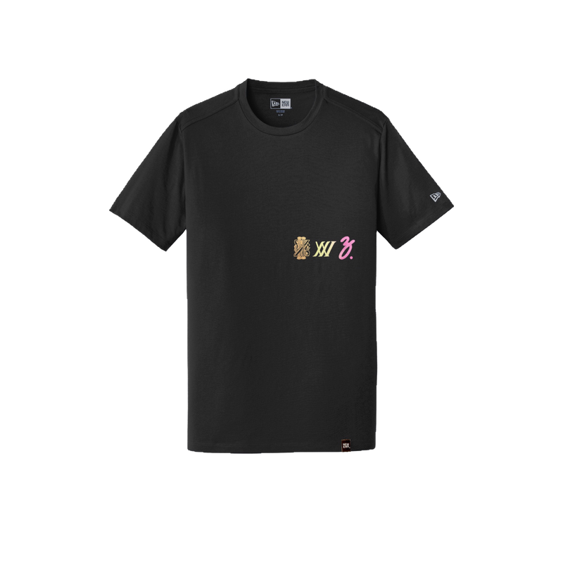 RISING MID LOGO TEE-BLACK