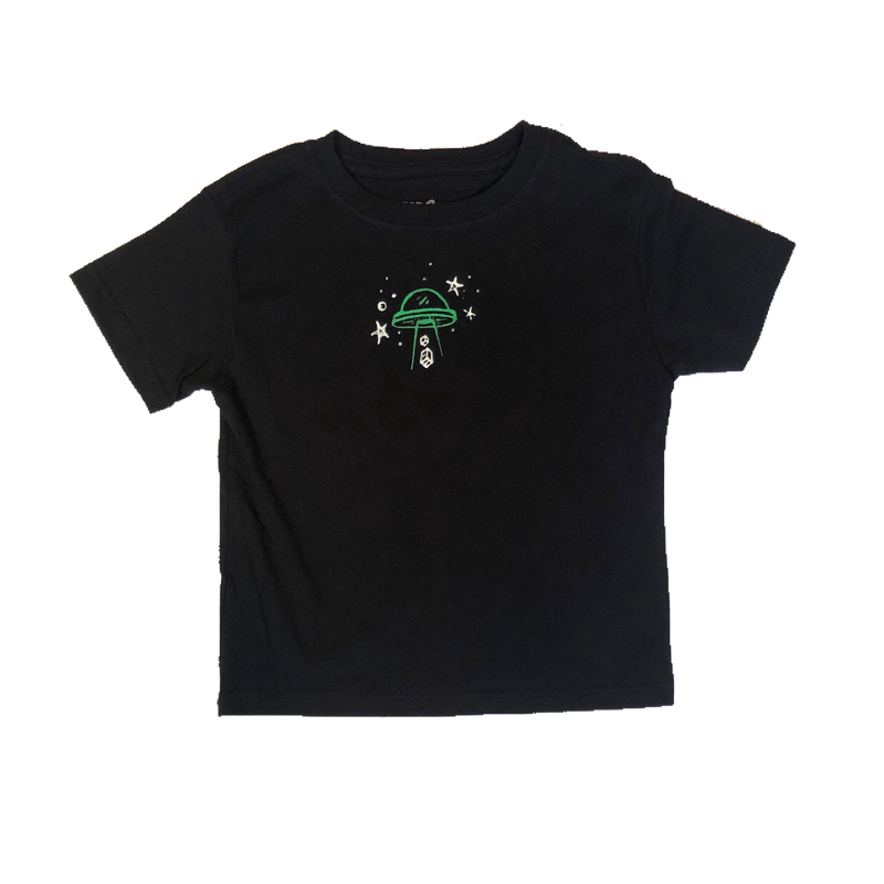 UFO Space Tee-Black